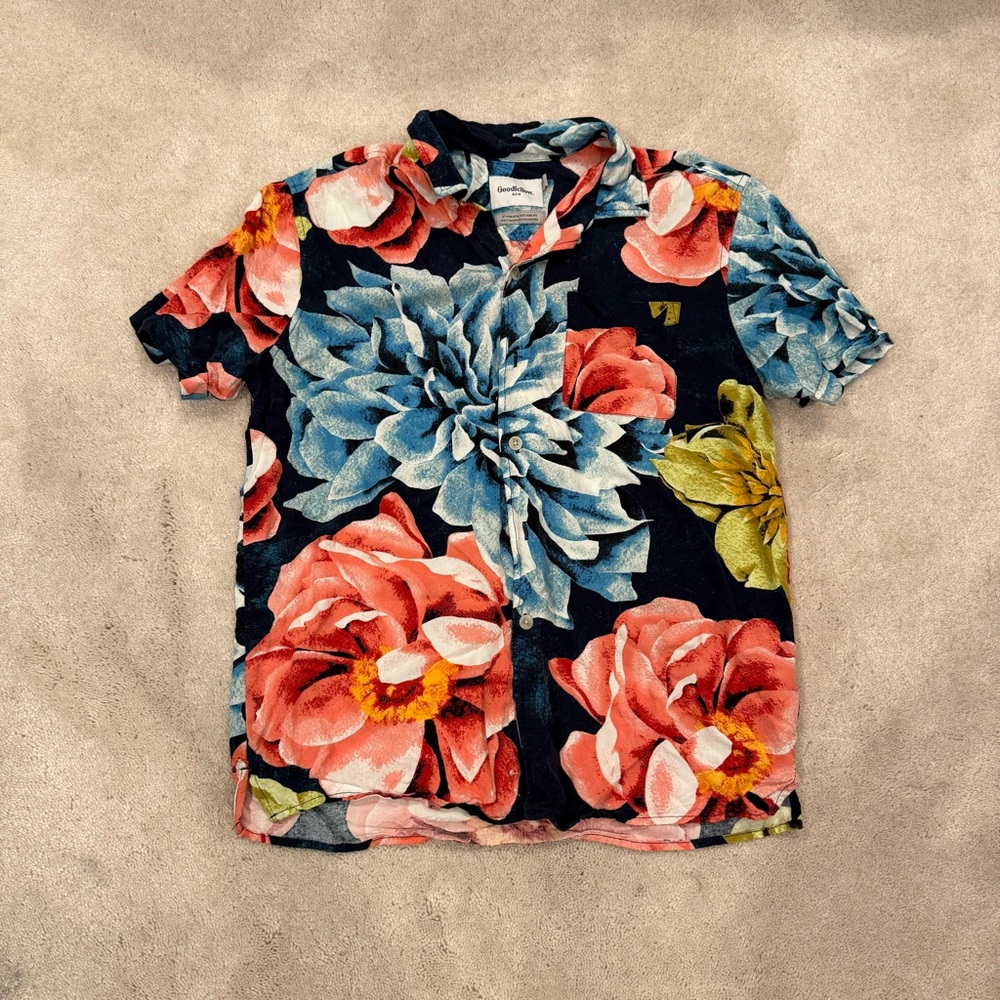Goodfellow & Co Multicolor Floral Men's Shirt